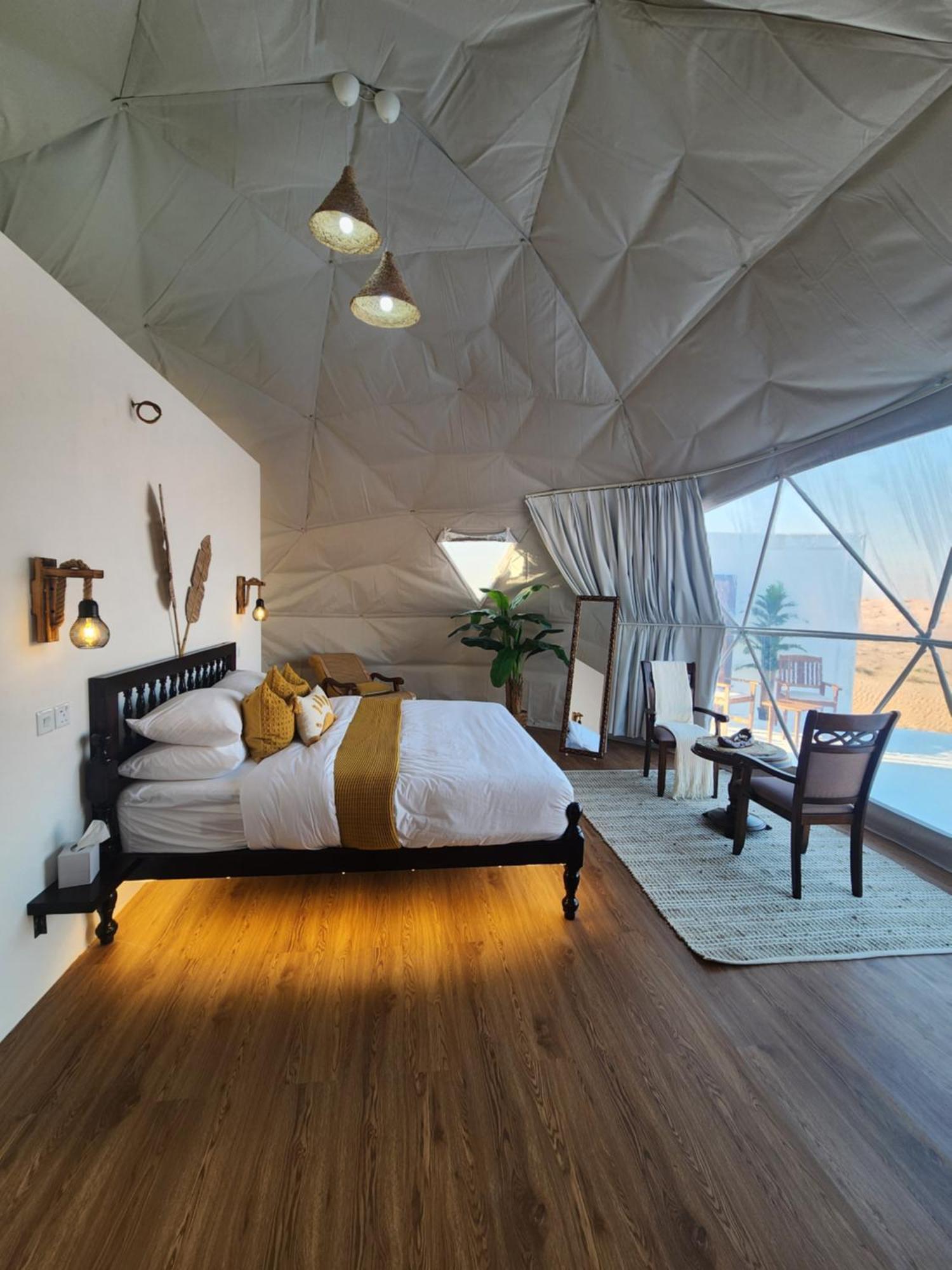 Bubbles Domes Private Cmp Hotel Al Wasil Room photo