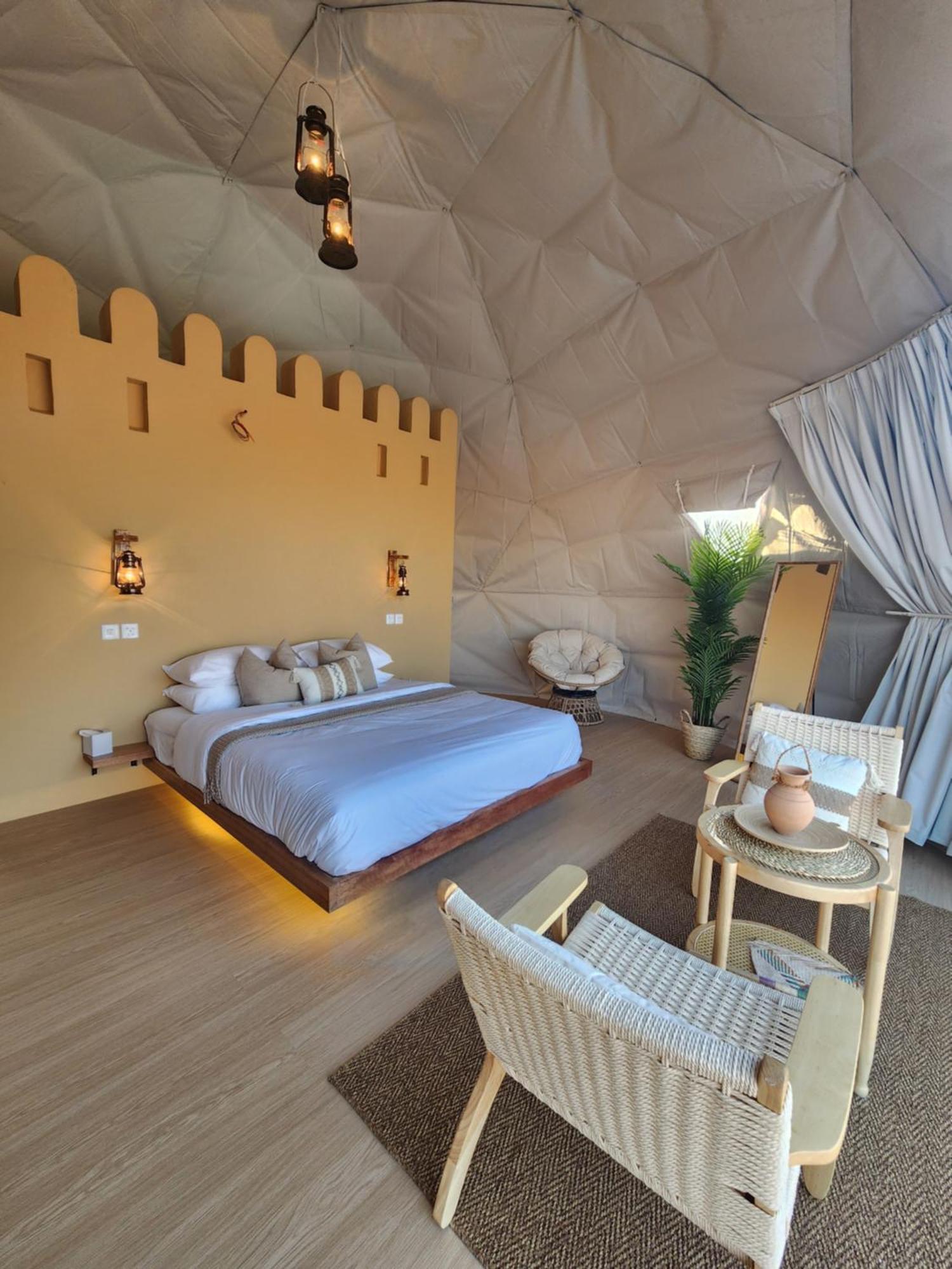 Bubbles Domes Private Cmp Hotel Al Wasil Exterior photo